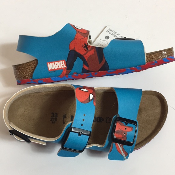 birkenstock spiderman sandals